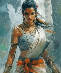Indian Warrior Diamond Painting