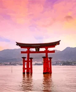 Itsukushima Shrine Diamond Painting