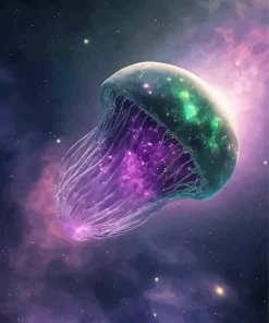 Jellyfish Galaxy Diamond Painting