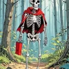 Jungle Skeleton Diamond Painting