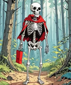 Jungle Skeleton Diamond Painting