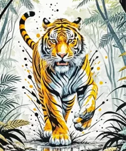 Jungle Tiger Diamond Painting