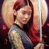 Katana Girl Diamond Painting