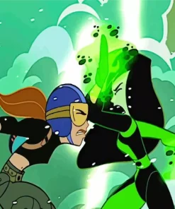 Kim And Shego Diamond Painting