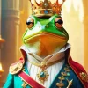 King Frog Diamond Painting