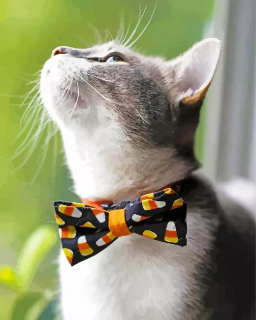 kitten with bow tie Diamond Dotz Kitten With Bow Tie Diamond Painting