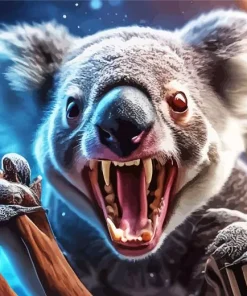 Koala Fangs Diamond Painting