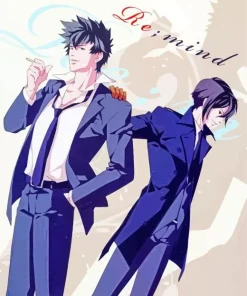 Kogami And Ginoza Diamond Painting
