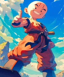 Krillin Dragon Ball Diamond Painting