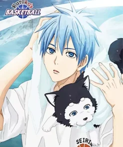Kuroko And His Dog Diamond Painting