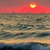 Lake Michigan Sunset Diamond Painting