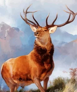 Landseer The Monarch Of The Glen Diamond Painting