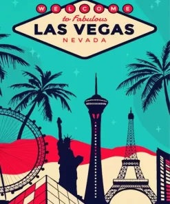 Las Vegas Poster Diamond Painting