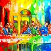 Last Supper Abstract Diamond Painting