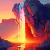Lava Art Diamond Painting