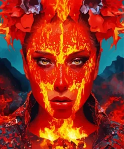 Lava Lady Diamond Painting