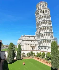 Leaning Tower Of Pisa Diamond Painting