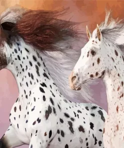 Leopard Horses Diamond Painting