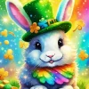 Leprechaun Rabbit Diamond Painting
