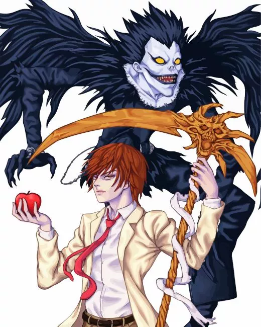 light and ryuk Diamond Paintings Light And Ryuk Diamond Painting
