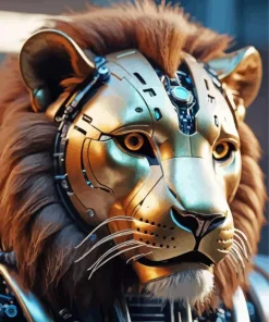 Lion Robot Diamond Painting