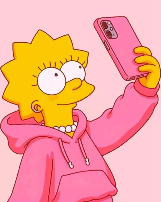 lisa simpson Diamond By Numbers Lisa Simpson Diamond Painting