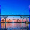 Long Beach Ca Bridge Diamond Painting