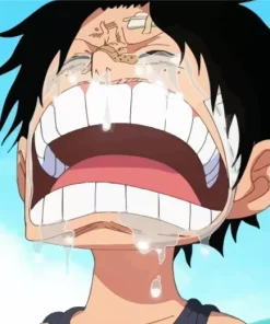 Luffy Crying Diamond Painting