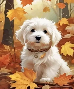 Maltipoo Dog Diamond Painting