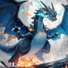 Mega Charizard Art Diamond Painting