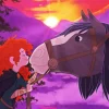 Merida And Her Horse Diamond Painting