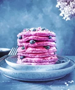 Purple Pancakes Diamond Painting