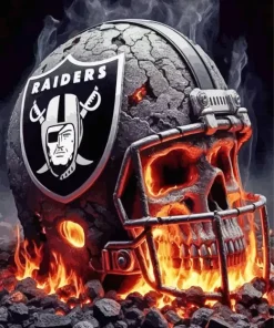 Raiders Logo Art Diamond Painting