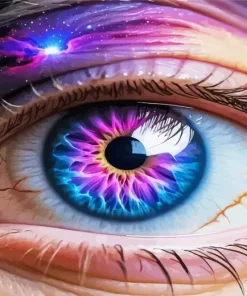 Rainbow Eye Diamond Painting