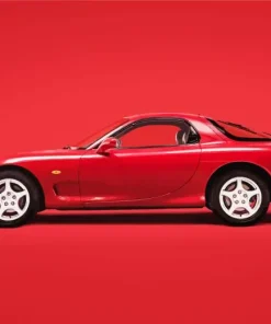 Red Ford RX7 Diamond Painting
