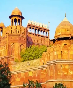 Red Fort India Diamond Painting