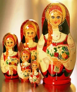 Russian Dolls Diamond Painting