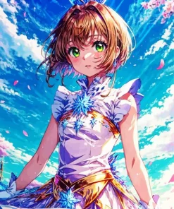 Sakura Kinomoto Art Diamond Painting