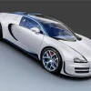 Silver Bugatti Veyron Diamond Painting