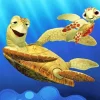 Squirt Finding Nemo Diamond Painting