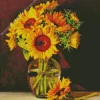Sunflowers In A Vase Diamond Painting