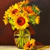 Sunflowers In A Vase Diamond Painting