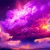 Sunset Clouds Diamond Painting