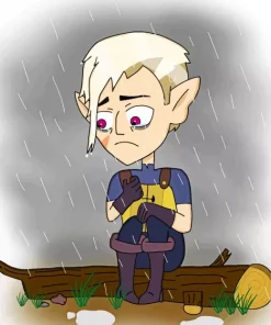 The Owl House Hunter Crying Diamond Painting