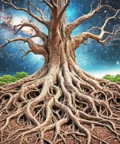 Tree Roots Diamond Painting