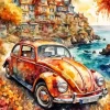 Volkswagen Beetle Diamond Painting