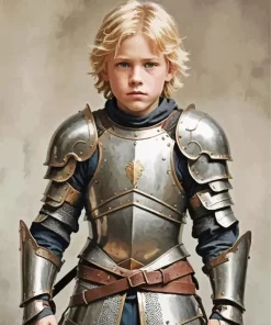 Warrior Boy Diamond Painting