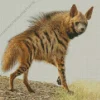 White Hyena Diamond Painting