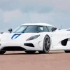 White Koenigsegg Agera Diamond Painting