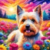 Blonde Cairn Terrier Diamond Painting
